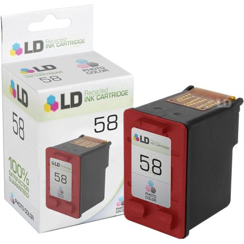  LD Products LD Remanufactured Ink Cartridge Replacement for HP 58 C6658AN (Photo Color)