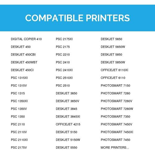  LD Products LD Remanufactured Ink Cartridge Replacement for HP 58 C6658AN (Photo Color)