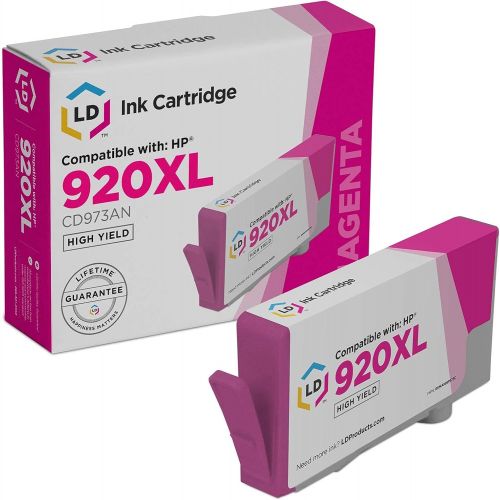  LD Products LD Compatible Ink Cartridge Replacement for HP 920XL CD973AN High Yield (Magenta)
