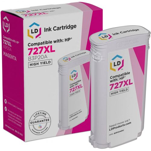  LD Products LD Remanufactured Ink Cartridge Replacement for HP 727XL B3P20A High Yield (Magenta)