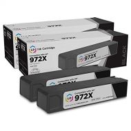 LD Products LD Compatible Ink Cartridge Replacements for HP 972X F6T84AN High Yield (Black, 2-Pack)