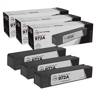 LD Products LD Compatible Ink Cartridge Replacement for HP 972A F6T80AN (Black, 3-Pack)