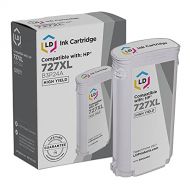 LD Products LD Remanufactured Ink Cartridge Replacement for HP 727XL B3P24A High Yield (Gray)