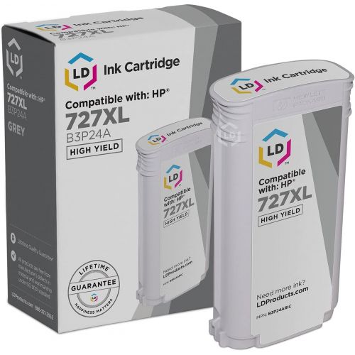  LD Products LD Remanufactured Ink Cartridge Replacement for HP 727XL B3P24A High Yield (Gray)