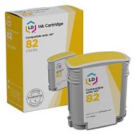 LD Products LD Remanufactured Ink Cartridge Replacement for HP 82 C4913A (Yellow)