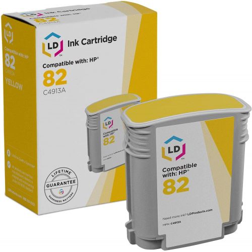  LD Products LD Remanufactured Ink Cartridge Replacement for HP 82 C4913A (Yellow)