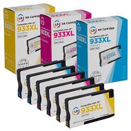 LD Products LD Compatible Ink Cartridge Replacement for HP 933XL High Yield (2 Cyan, 2 Magenta, 2 Yellow, 6-Pack)