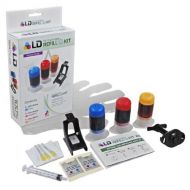 LD Products LD Ink Refill Kit for HP 61 & 61XL (Color)