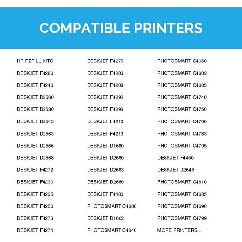  LD Products LD Ink Refill Kit for HP 61 & 61XL (Color)