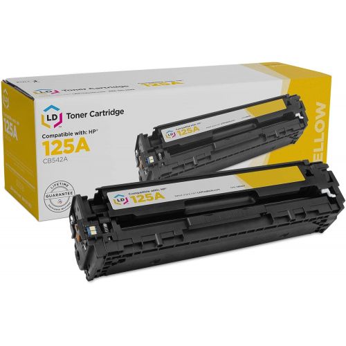  LD Products LD Remanufactured Toner Cartridge Replacement for HP 125A CB542A (Yellow)