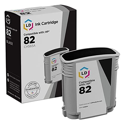  LD Products LD Remanufactured Ink Cartridge Replacement for HP 82 CH565A (Black)