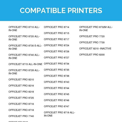  LD Products Compatible Ink Cartridge Replacements for HP 952XL & HP 956XL High Yield (1 L0R39AN Black, 1 L0S61AN Cyan, 1 L0S64AN Magenta, 1 L0S67AN Yellow, 4-Pack)