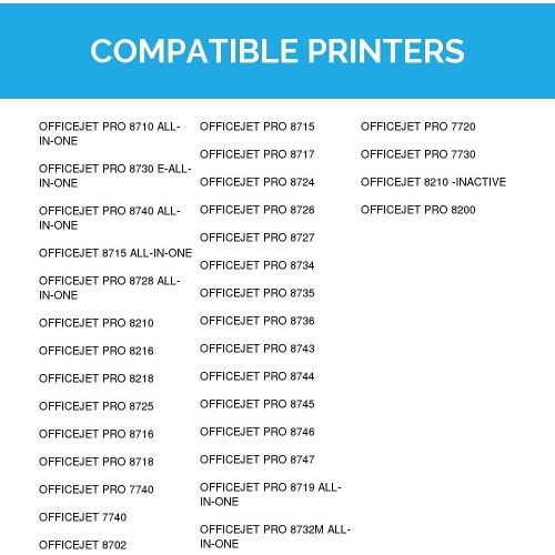  LD Products Compatible Ink Cartridge Replacements for HP 952XL & HP 956XL High Yield (1 L0R39AN Black, 1 L0S61AN Cyan, 1 L0S64AN Magenta, 1 L0S67AN Yellow, 4-Pack)