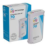 LD Products LD Remanufactured Ink Cartridge Replacement for HP 70 C9452A (Cyan)