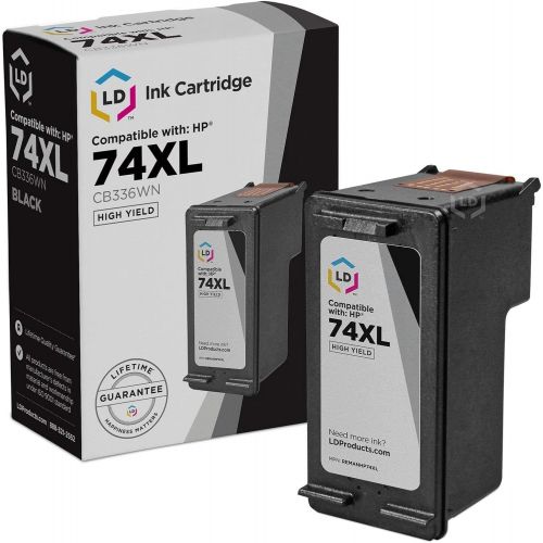  LD Products LD Remanufactured Ink Cartridge Replacements for HP 74XL & HP 75XL High Yield (1 Black, 1 Tri-Color, 2-Pack)