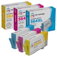 LD Products LD Compatible Ink Cartridge Replacements for HP 564XL High Yield (Cyan, Magenta, Yellow, 3-Pack)