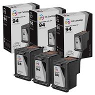 LD Products LD Remanufactured Ink Cartridge Replacements for HP 94 C8765WN (Black, 3-Pack)