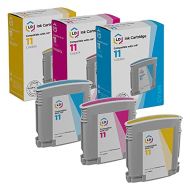 LD Products LD Remanufactured Ink Cartridge Replacement for HP 11 (Cyan, Magenta, Yellow, 3-Pack)