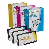 LD Products LD Remanufactured Ink Cartridge Replacement for HP 951XL High Yield (1 Cyan, 1 Magenta, 1 Yellow, 3-Pack)