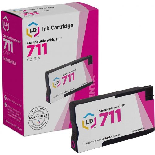  LD Products LD Remanufactured Ink Cartridge Replacement for HP 711 CZ131A (Magenta)