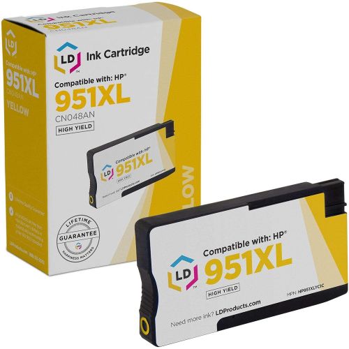  LD Products LD Compatible Ink Cartridge Replacement for HP 951XL CN048AN High Yield (Yellow)