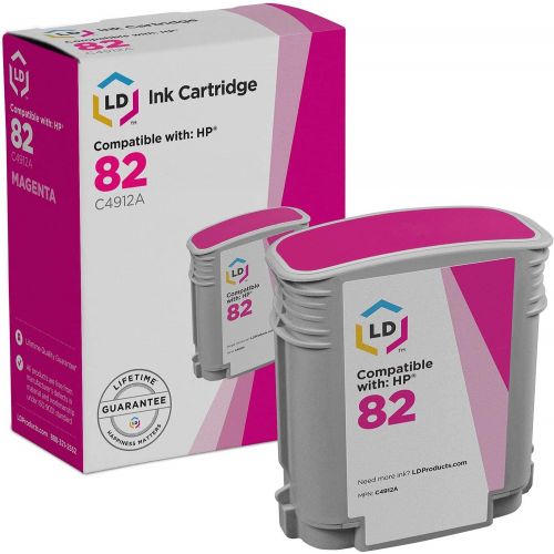  LD Products LD Remanufactured Ink Cartridge Replacement for HP 82 C4912A (Magenta)