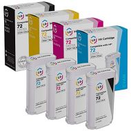 LD Products LD Remanufactured Ink Cartridge Replacement for HP 72 High Yield (Photo Black, Cyan, Magenta, Yellow, 4-Pack)