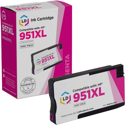  LD Products LD Compatible Ink Cartridge Replacement for HP 951XL CN047AN High Yield (Magenta)