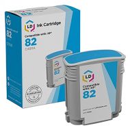 LD Products LD Remanufactured Ink Cartridge Replacement for HP 82 C4911A (Cyan)