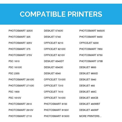  LD Products LD Remanufactured Ink Cartridge Replacement for HP 95 C8766WN (Color, 4-Pack)