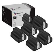 LD Products LD Remanufactured Ink Cartridge Replacement for HP 02 C8721WN (Black, 5-Pack)