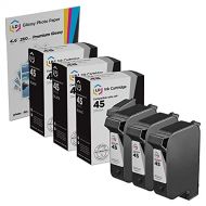 LD Products LD Remanufactured Ink Cartridge Replacements for HP 45 51645A (Black, 3-Pack)
