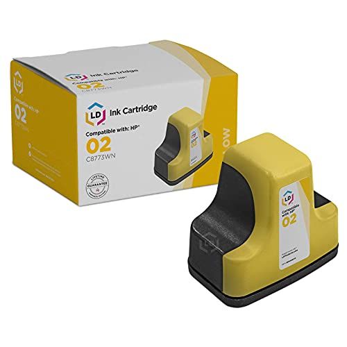  LD Products LD Remanufactured Ink Cartridge Replacement for HP 02 C8773WN (Yellow)