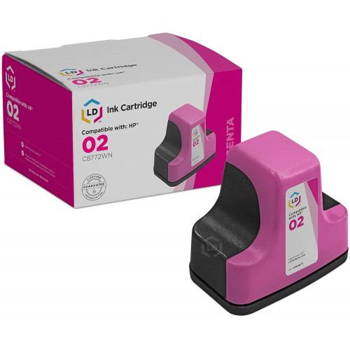  LD Products LD Remanufactured Ink Cartridge Replacement for HP 02 C8772WN (Magenta)