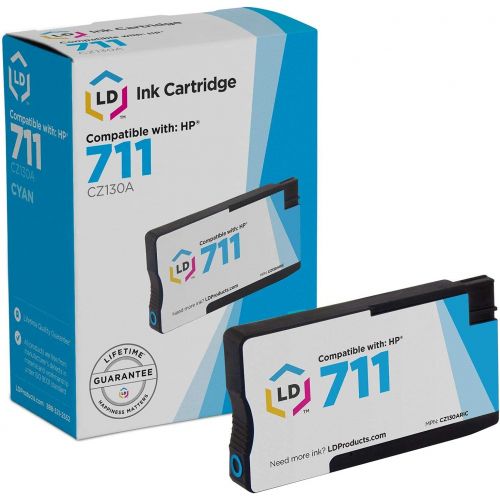  LD Products LD Remanufactured Ink Cartridge Replacement for HP 711 CZ130A (Cyan)