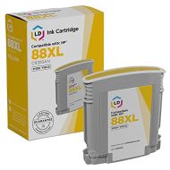 LD Products LD Remanufactured Ink Cartridge Replacement for HP 88XL C9393AN High Yield (Yellow)