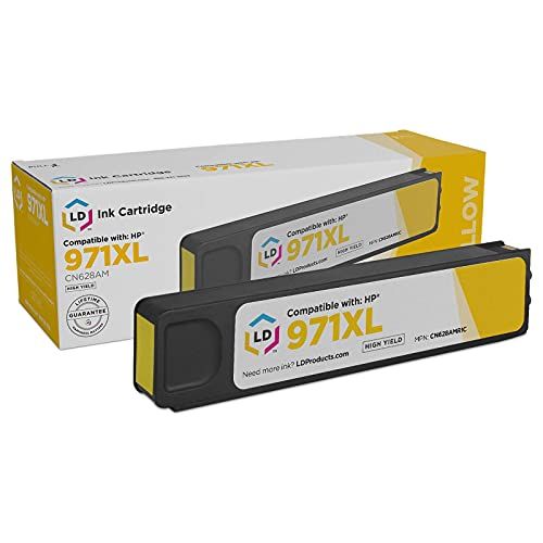  LD Products LD Remanufactured Ink Cartridge Replacements for HP 971XL CN628AM High Yield (Yellow)