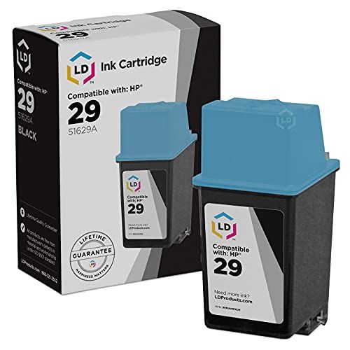  LD Products LD Remanufactured Ink Cartridge Replacement for HP 29 51629A (Black)