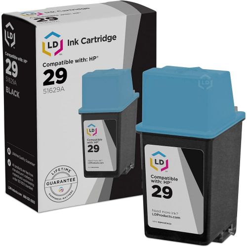  LD Products LD Remanufactured Ink Cartridge Replacement for HP 29 51629A (Black)