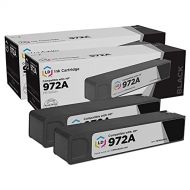 LD Products LD Compatible Ink Cartridge Replacements for HP 972A F6T80AN (Black, 2-Pack)