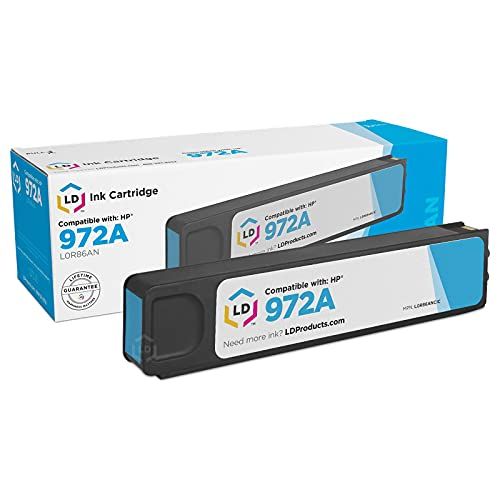  LD Products LD Compatible Ink Cartridge Replacement for HP 972A L0R86AN (Cyan)