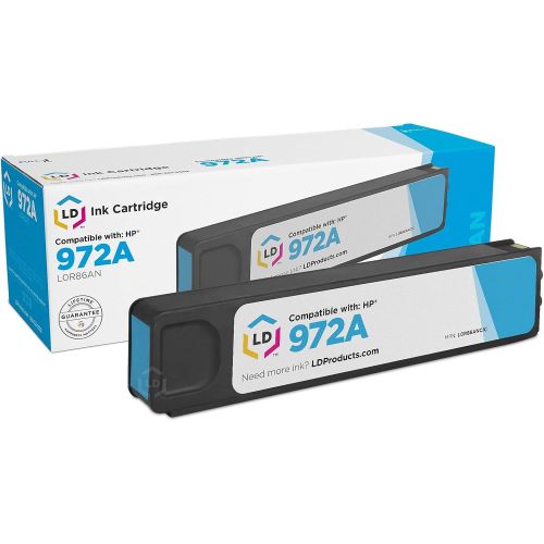 LD Products LD Compatible Ink Cartridge Replacement for HP 972A L0R86AN (Cyan)
