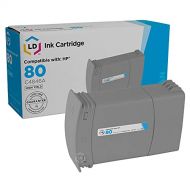 LD Products LD Remanufactured Ink Cartridge Replacement for HP 80 C4846A (Cyan)