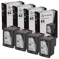 LD Products LD Remanufactured Ink Cartridge Replacement for HP 62 C2P04AN (Black, 4-Pack)