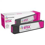 LD Products LD Compatible Ink Cartridge Replacements for HP 972A L0R89AN (Magenta)