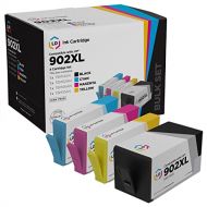 LD Products Compatible Ink Cartridge Replacements for HP 902XL 902 XL High Yield (1 Black, 1 Cyan, 1 Magenta, 1 Yellow, 4-Pack) to use with OfficeJet 6950 6954 6979 & OfficeJet Pro