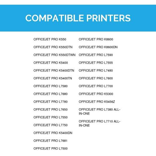  LD Products LD Remanufactured Replacement for HP 88XL / 88 Ink Cartridges: (3) C9396AN Black, (1) C9391AN Cyan, (1) C9392AN Magenta & (1) C9393AN Yellow for OfficeJet Pro K5400, K8600, L7480,