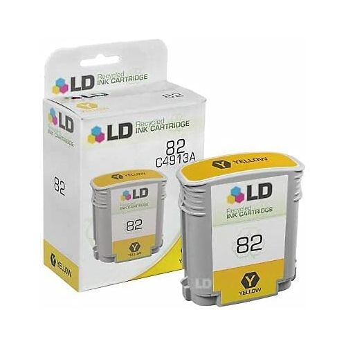  LD Products LD Remanufactured Ink Cartridge Replacement for HP 82 (Cyan, Magenta, Yellow, 3-Pack)