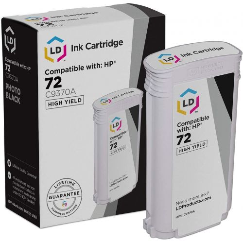  LD Products LD Remanufactured Ink Cartridge Replacement for HP 72 C9370A High Yield (Photo Black)