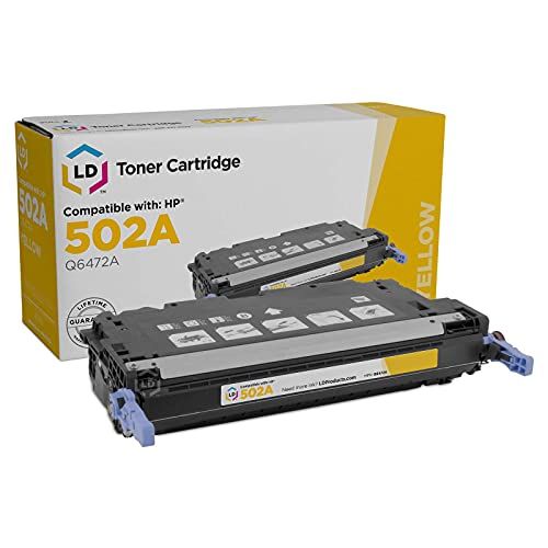  LD Products LD Remanufactured Toner Cartridge Replacement for HP 502A Q6472A (Yellow)